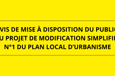 Avis modification PLU (juin 2025)