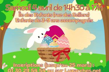 Affiche chasse aux œufs 2026
