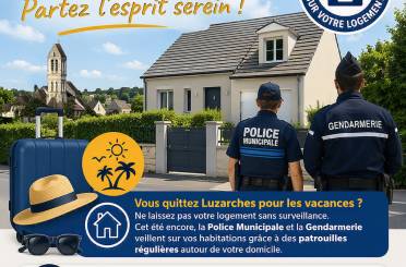 Opération tranquillité vacances Luzarches 2026