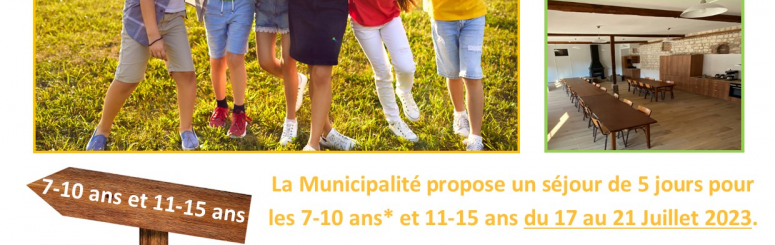 affiche sejour 2023