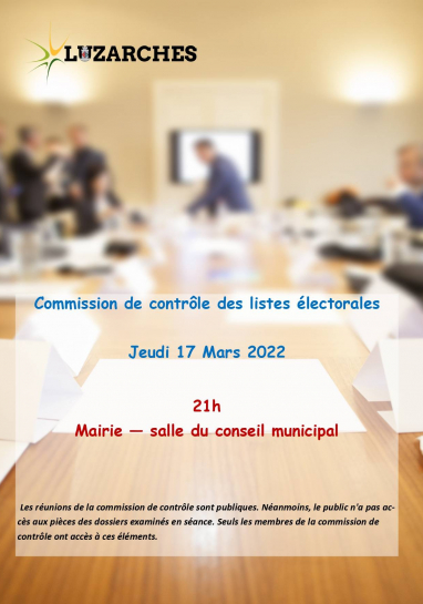 Commission listes 2022