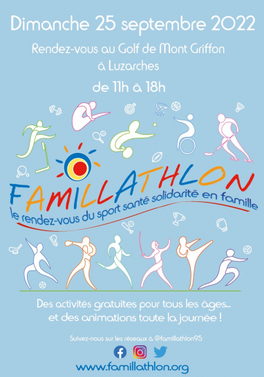Affiche Famillathlon 2022