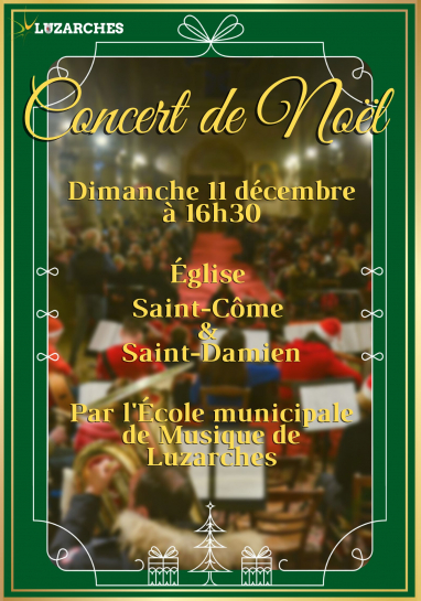 Affiche Concert de Noël 2022 EMM