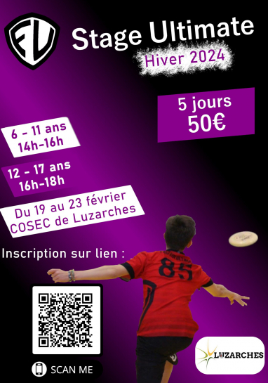 Affiche stage d'Hiver ultimate