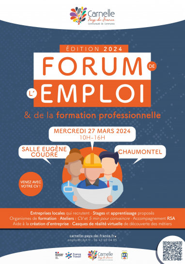 Affiche Forum de l'emploi 2024