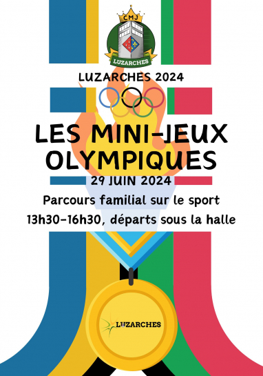 Affiche Mini-jeux Olympiques 2024