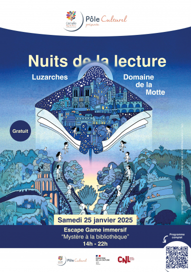 Affiche Nuits de la lecture 2025