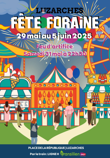 Affiche Fête foraine 2025