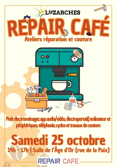 Affiche Repair Café 2025