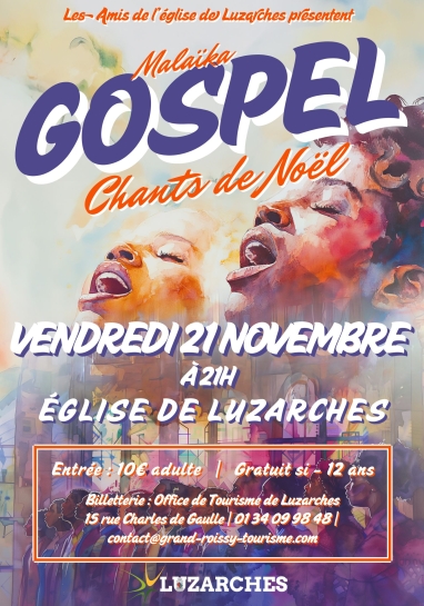 Affiche Soirée Gospel 2025