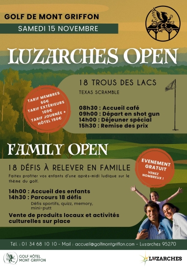 Affiche Open Golf Luzarches
