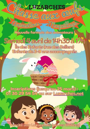 Affiche chasse aux œufs 2026