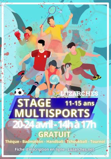 Stage multisports avril 2026