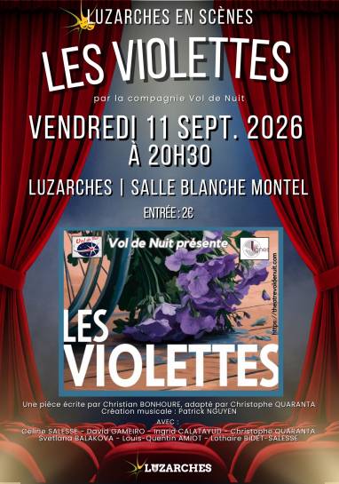 Affiche les violettes Luzarches