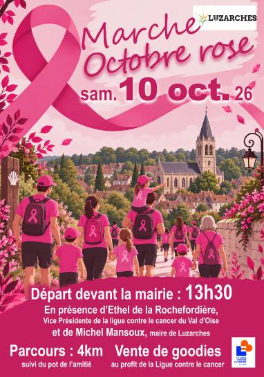 Marche octobre rose 2026 Luzarches