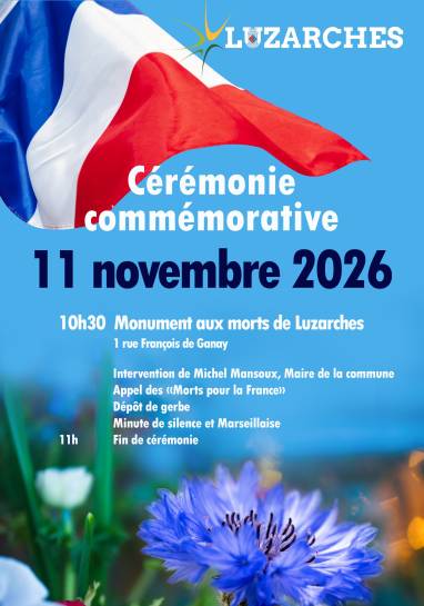 affiche 11 nov 26 Luzarches
