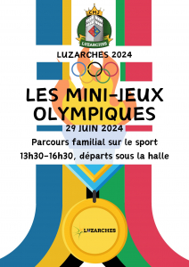 Affiche Mini-jeux Olympiques 2024