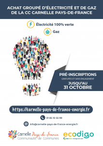 Affiche achat groupé énergie 2024