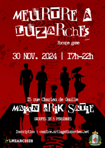 Affiche Escape Game 2024