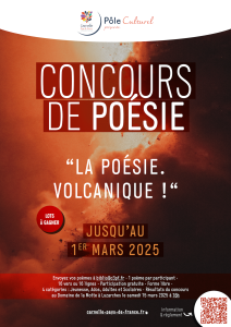 Affiche Concours poésie 2025