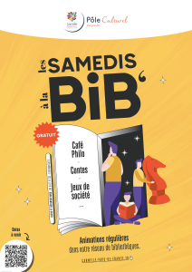 Affiches Les Samedis à la bib'