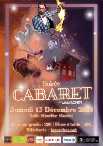 Affiche Soirée Cabaret 2025