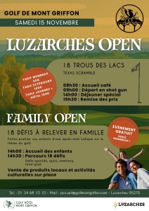 Affiche Open Golf Luzarches