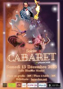 Affiche Soirée Cabaret 2025