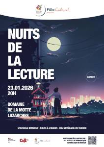 Affiche Nuits de la Lecture 2026