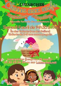 Affiche chasse aux œufs 2026