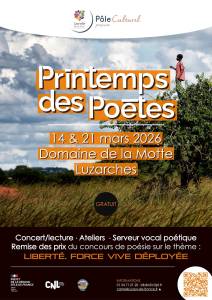 Affiche Printemps des Poètes 2026