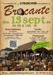 affiche brocante Luzarches 2026
