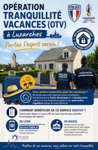 Opération tranquillité vacances Luzarches 2026