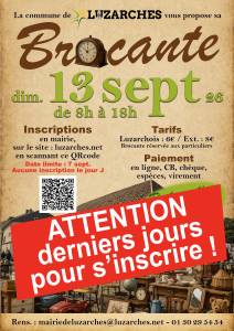affiche brocante Luzarches 2026