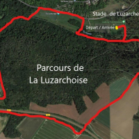 Parcours de la course La Luzarchoise